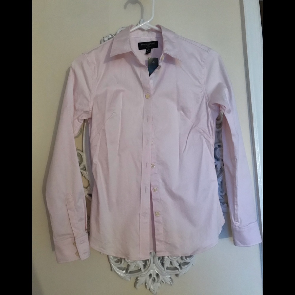 Banana republic small petite classic button down